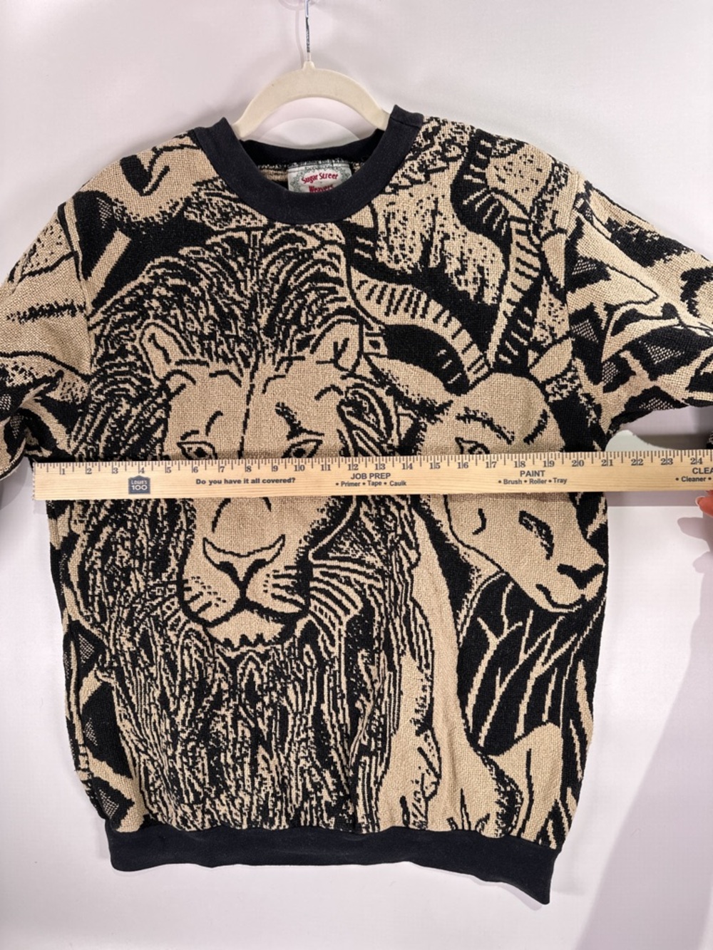 Sugar Street Weavers Safari Animal Tapestry Sweater OS - Picture 8 of 8